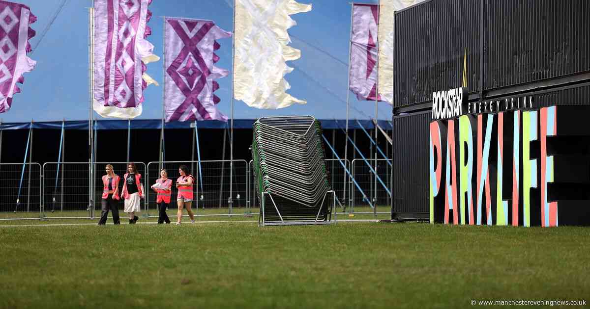 25 pictures of behind the scenes at Parklife 2025 as tens of thousands expected this weekend