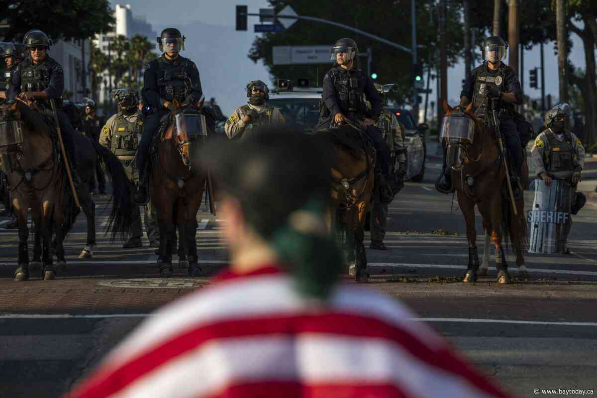 Military commander says 200 Marines moved into Los Angeles to protect federal property and personnel