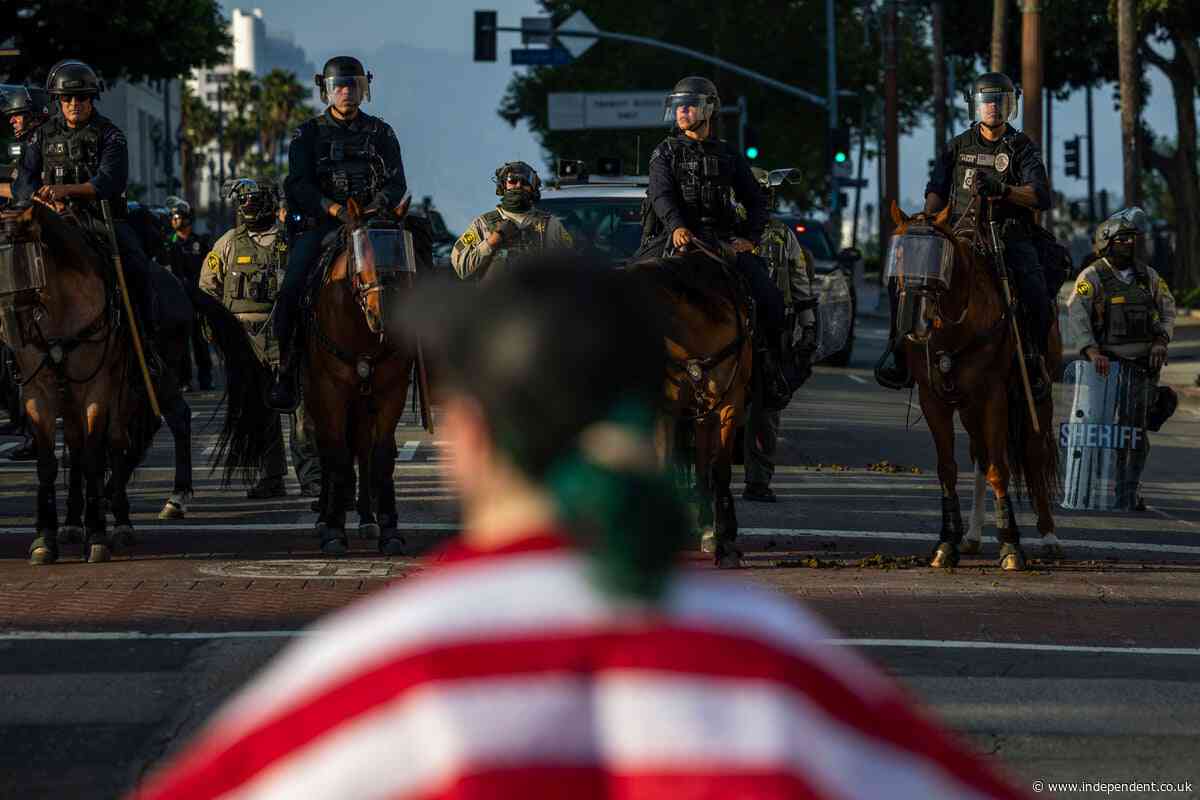 LA protests live: US Marines land in Los Angeles to join National Guard as court leaves Trump in control