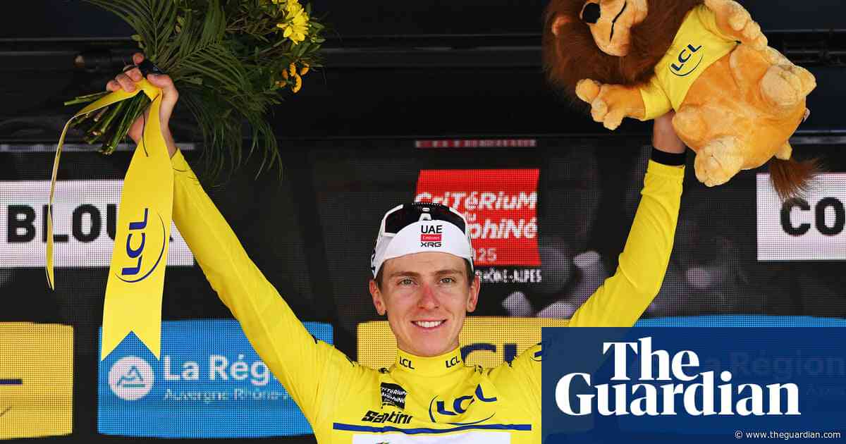 Tadej Pogacar goes solo for Dauphiné stage win to reclaim yellow jersey