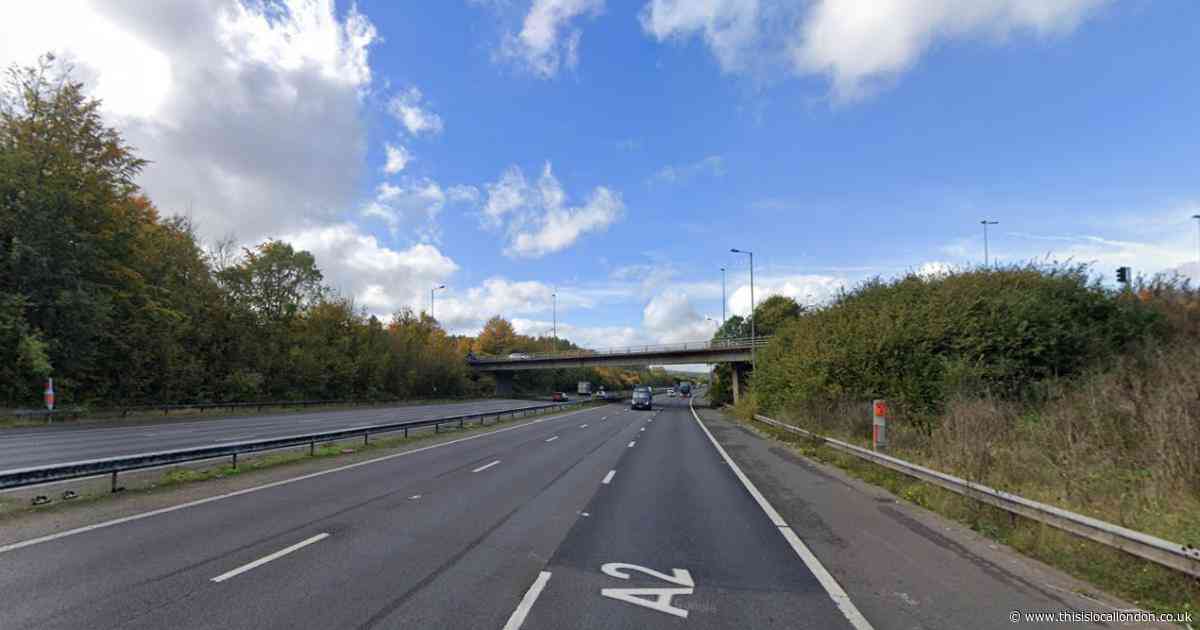 LIVE updates as A2 shut after major crash near Dartford