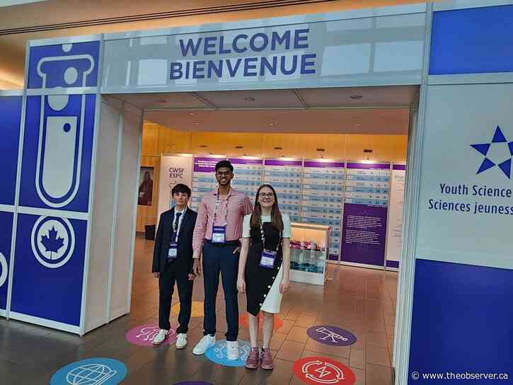 Lambton County students win medals at Canada-Wide Science Fair