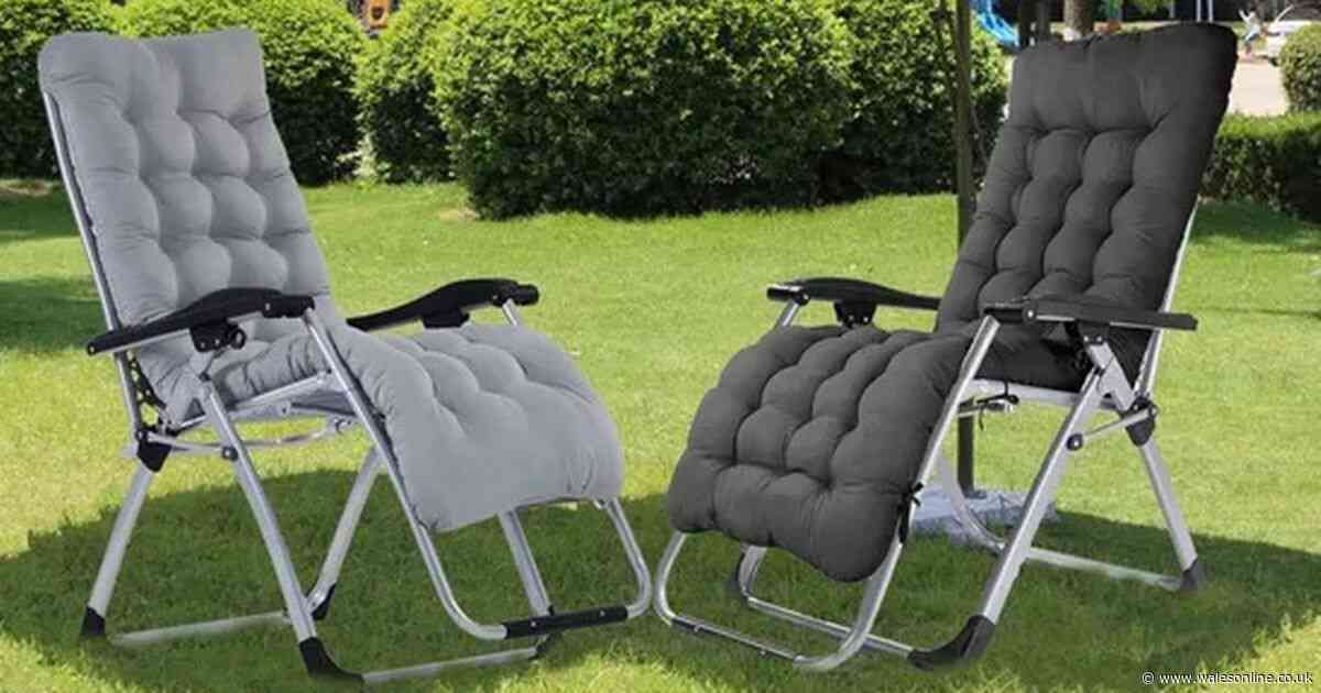 Debenhams' 'brilliant' zero gravity garden recliner that's 'so comfortable' and 50% off