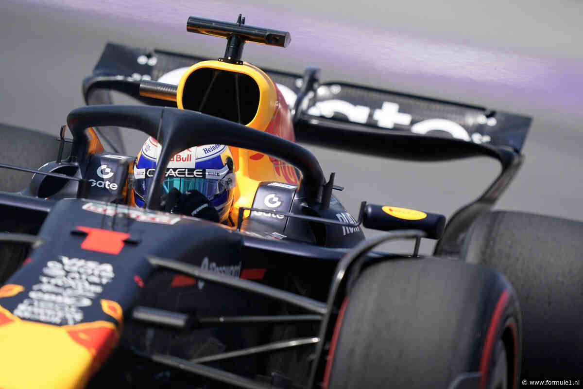 VT1 GP Canada: Verstappen toont spierballen met snelste ronde, McLaren blijft buiten schot
