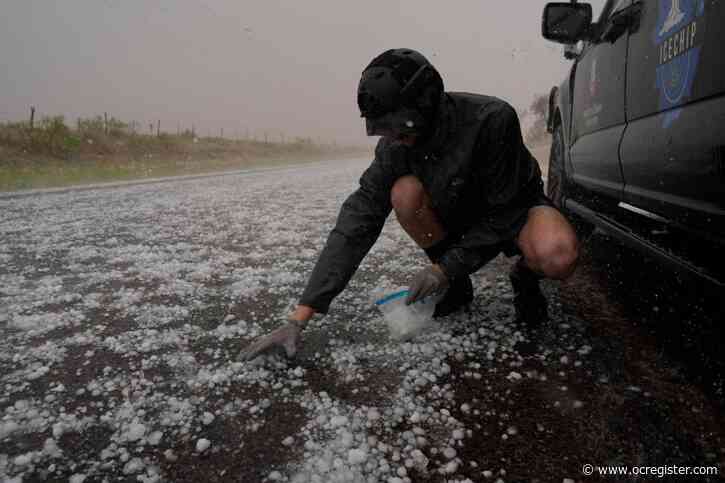 Ping, ping ping. Here’s what it’s like to drive into a big hailstorm in the name of science