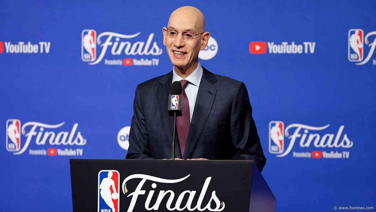 NBA Commish Adam Silver weighs in on NBA Finals ratings, digitally imposed on-court decals criticism