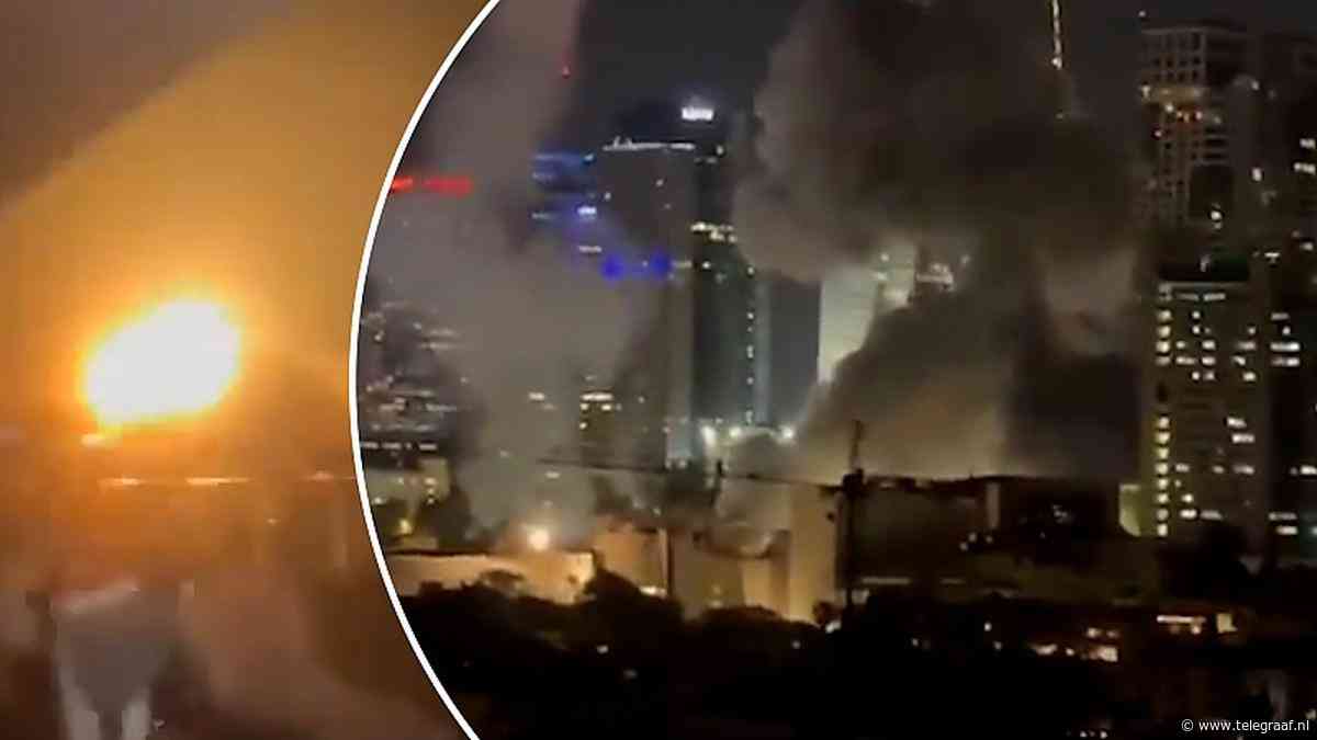 Beelden: Iran valt Israël aan met honderden raketten