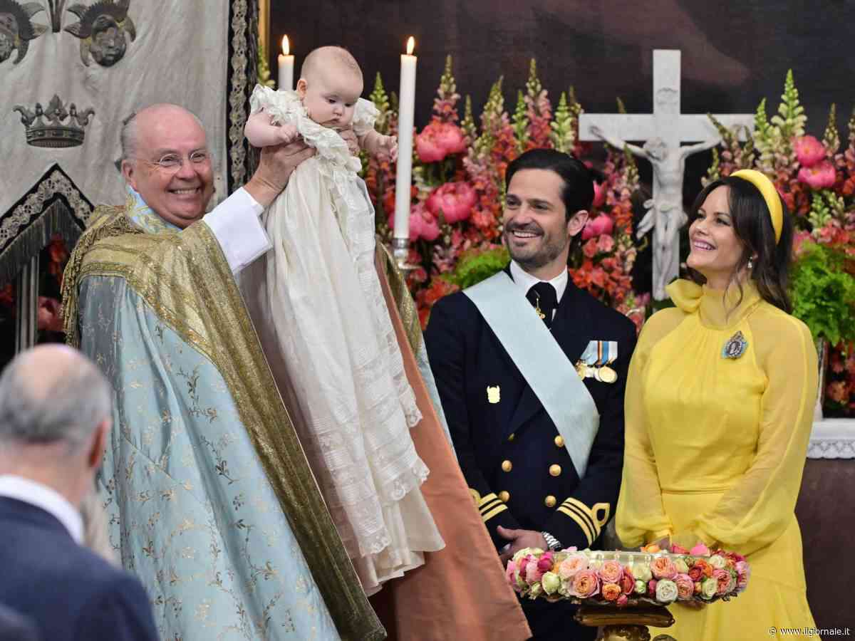 Festa alla corte di Svezia: battezzata la principessa Ines