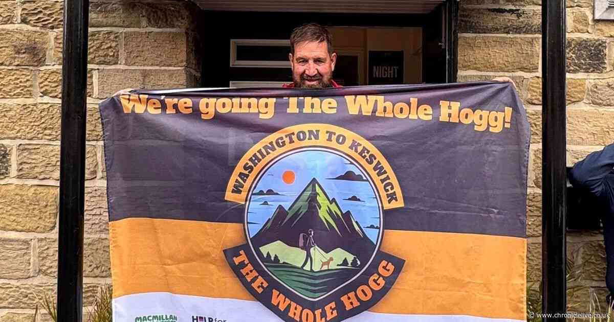 Washington man celebrates 60th birthday by smashing £10,000 target on epic hike
