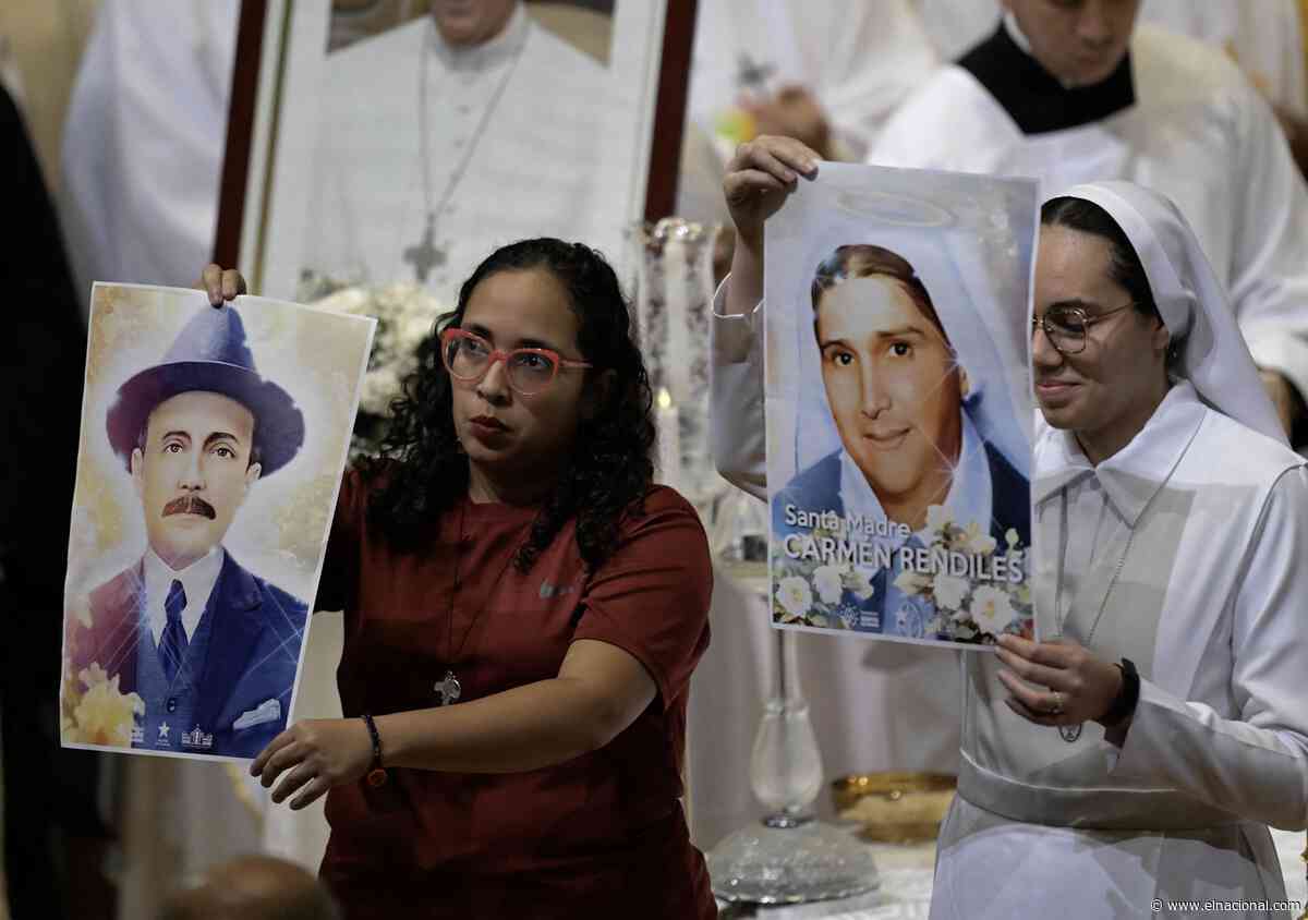 Arquidiócesis de Caracas anuncia gran celebración para el 25 de octubre por la canonización de José Gregorio Hernández y Carmen Rendiles