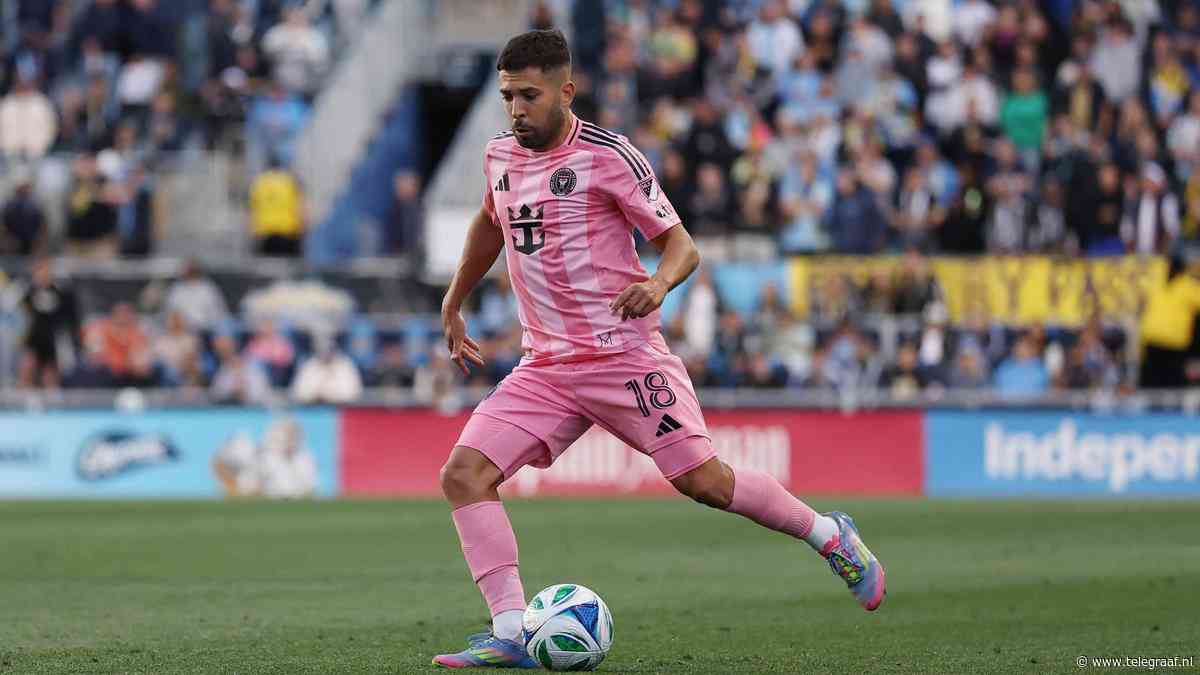 Lionel Messi moet maatje Jordi Alba missen bij Inter Miami in eerste wedstrijd WK voor clubs