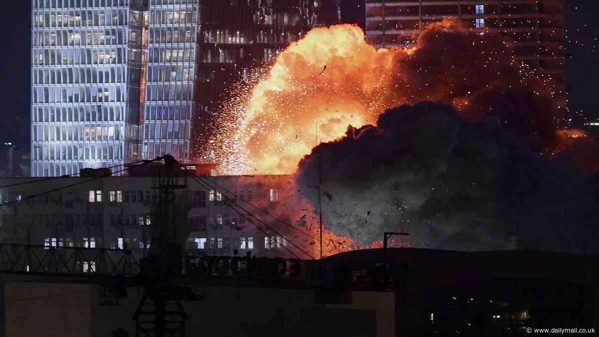 Iran launches salvo of ballistic missiles at Tel Aviv in retaliation for Israeli attacks on nuclear sites as war in Middle East explodes: Live updates