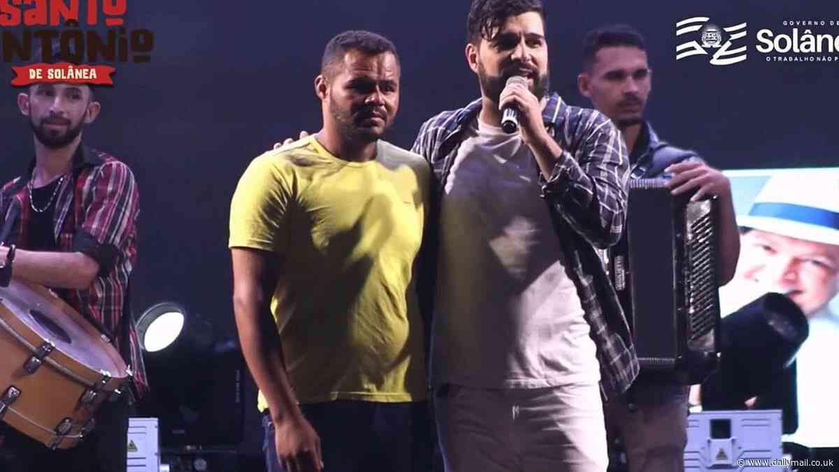 Music fan got on stage at concert to 'propose to girlfriend'...just hours later, he did something unspeakable