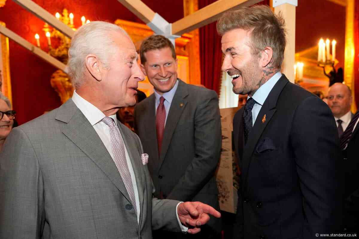 David Beckham 'humbled and proud' as England football legend is knighted in King’s Birthday Honours