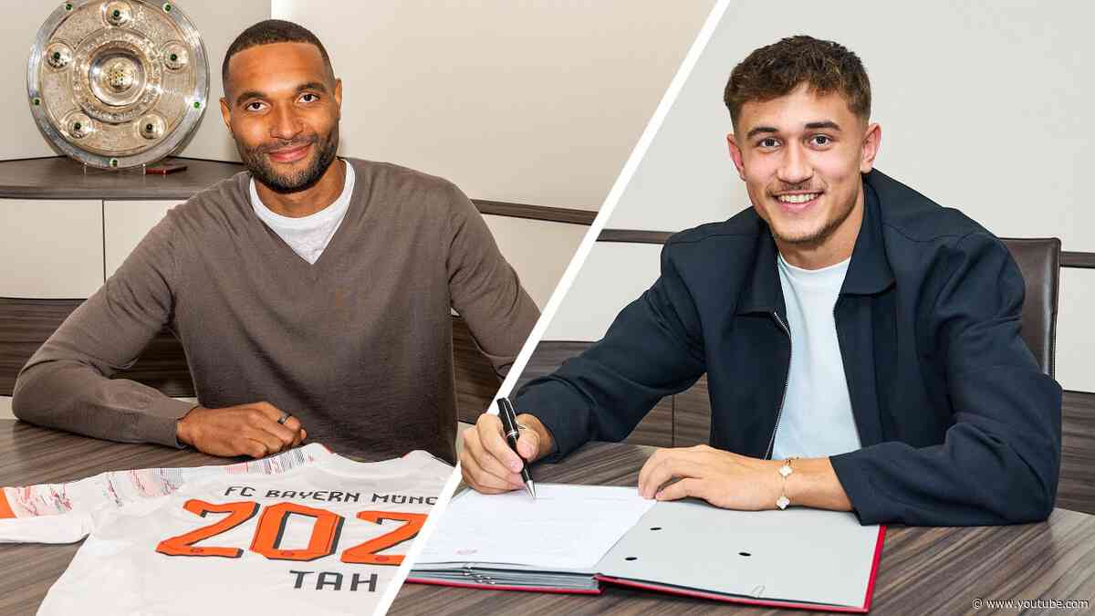 LIVE 🔴 Die Vorstellung von Jonathan Tah und Tom Bischof beim FC Bayern! 🔴⚪️