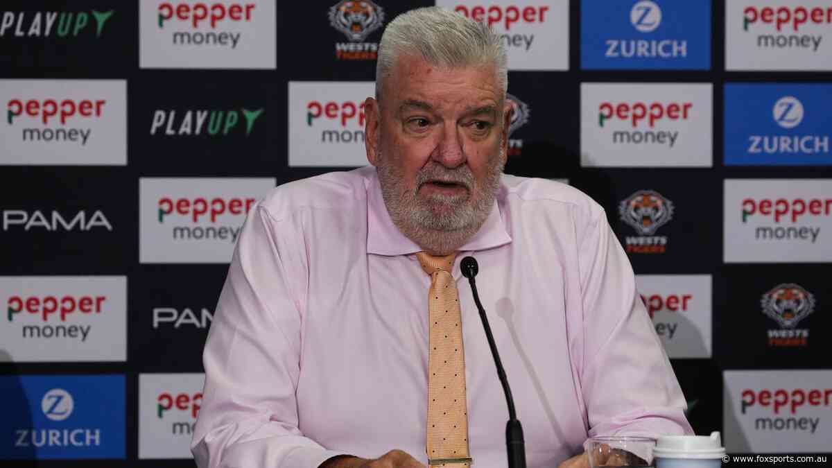 ‘Decisions never go your way’: Tigers boss calls out ref bias... as NRL weighs up sanctions