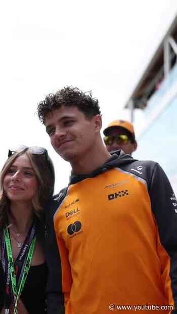 Lando & Oscar entering the paddock in style 🧡