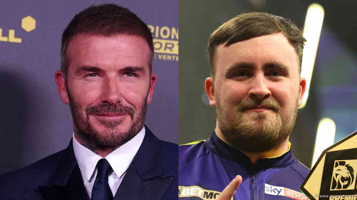 Beckham knighted while Littler awarded MBE in King's Birthday Honours list
