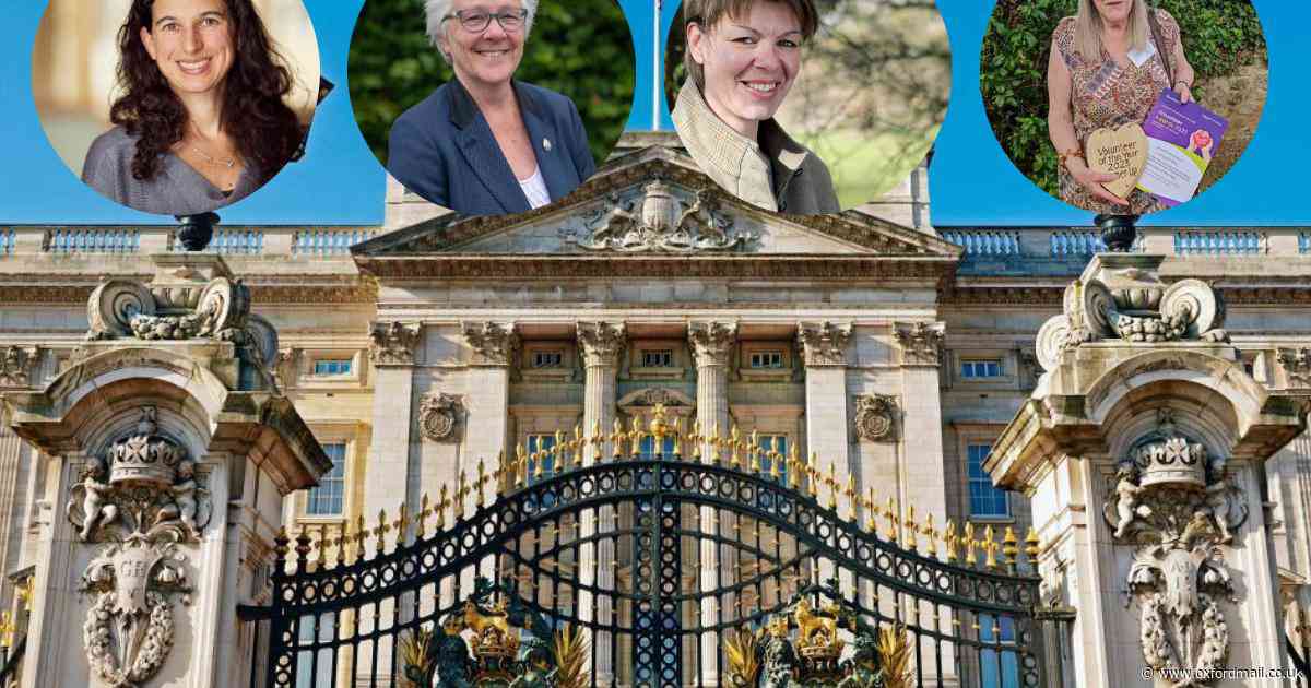 Meet the Oxfordshire residents recognised in this year's King's Birthday Honours