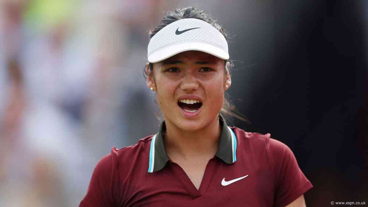 Raducanu falls to Zheng in Queen's Club quarters