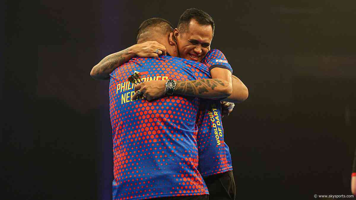Philippines shock Belgium as England draw Germany at World Cup of Darts