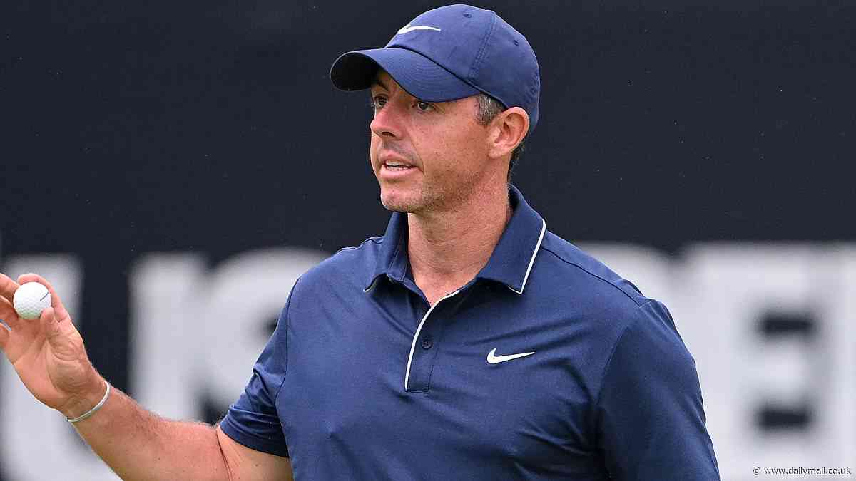 Rory McIlroy avoids US Open disaster after day of angry outbursts as dejected world No 2 just makes the cut