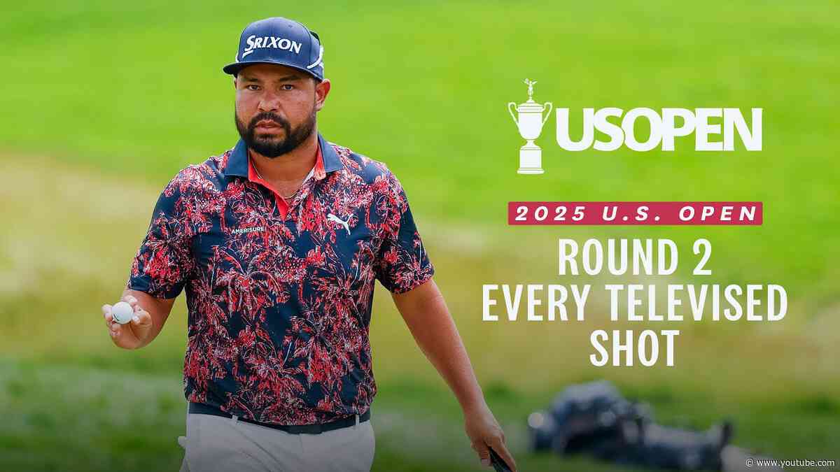 2025 U.S. Open Highlights: J.J. Spaun, Round 2 | Every Televised Shot
