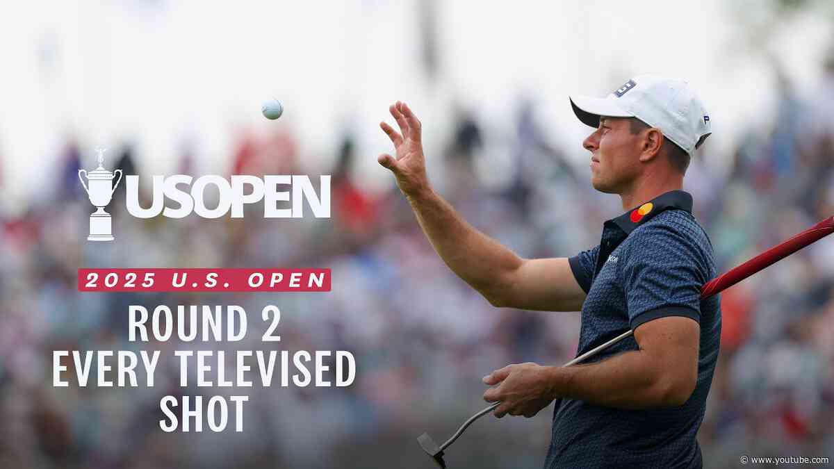 2025 U.S. Open Highlights: Viktor Hovland, Round 2 | Every Televised Shot