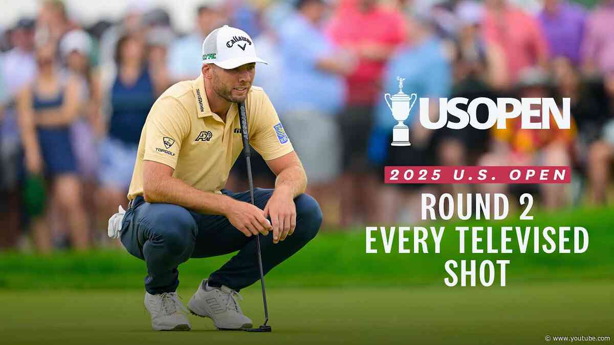 2025 U.S. Open Highlights: Sam Burns, Round 2 | Every Televised Shot