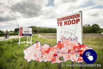 KAART. Tegen 2040 zijn er 475.000 woningen nodig: zoveel bouwgronden zijn er nog beschikbaar in jouw gemeente