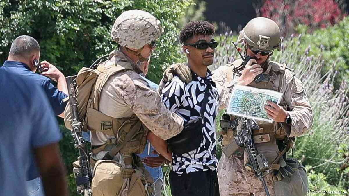 Umstrittener Einsatz der US-Marines - Proteste geplant