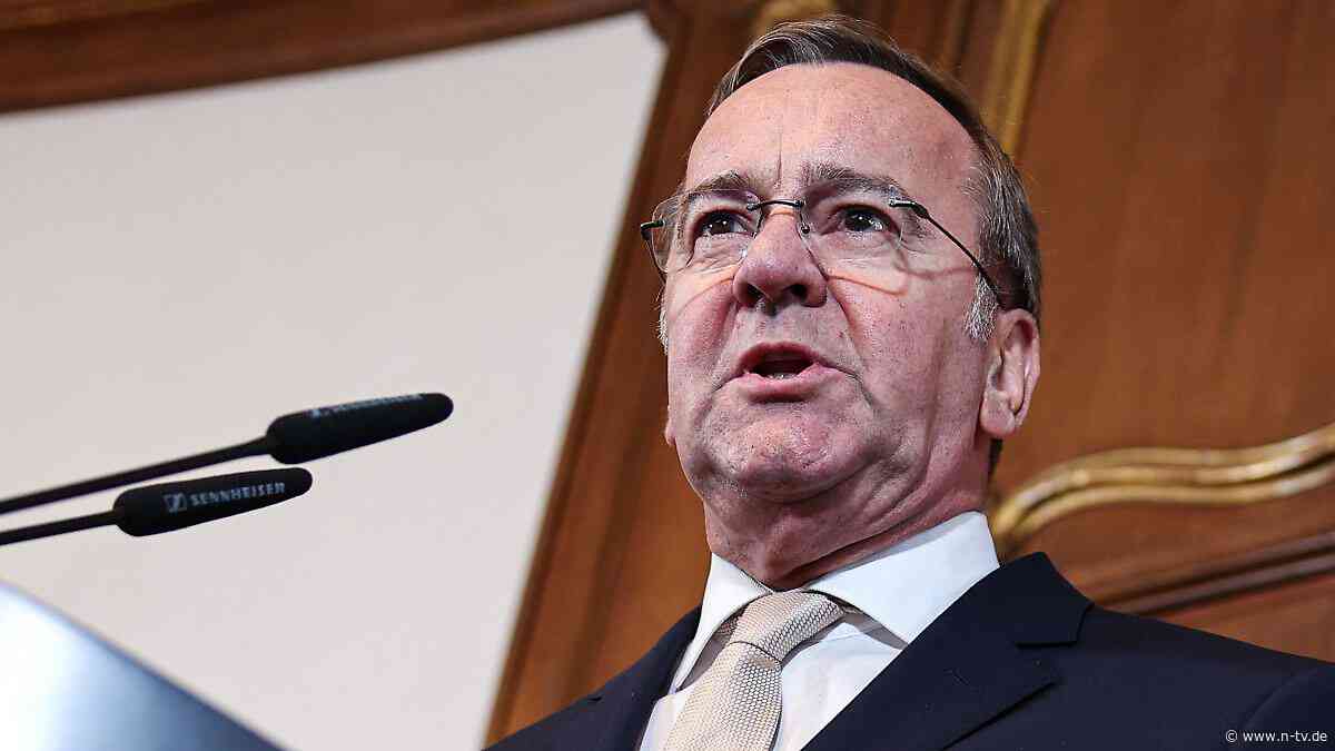 "Unser Land verteidigen": Pistorius schwört Soldaten auf steigende Anforderungen ein
