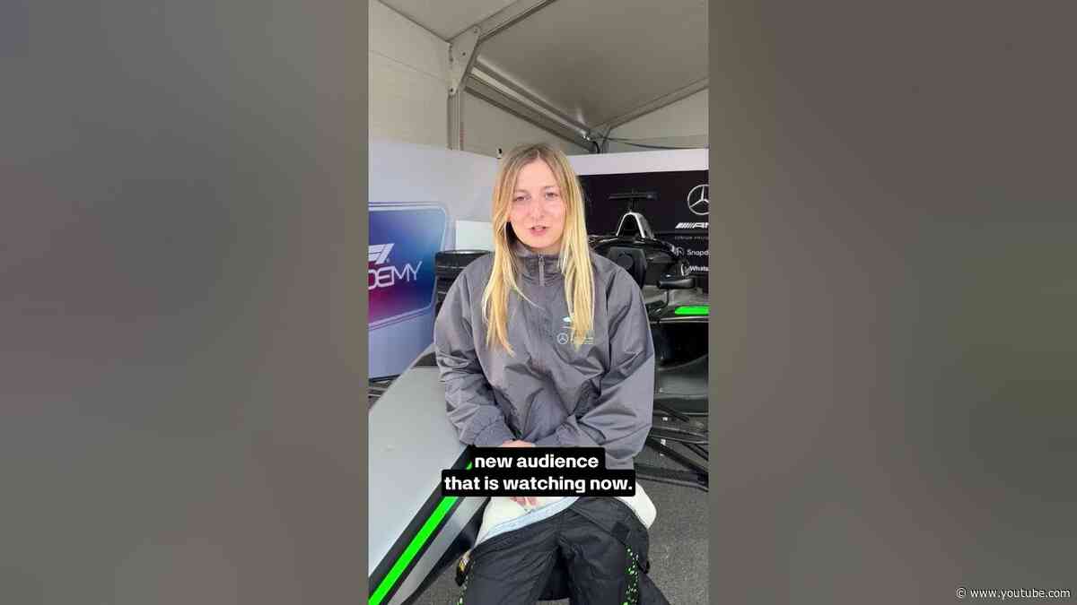 What’s it like being in a Netflix documentary series? 👀 #f1 #f1academy #mercedesf1