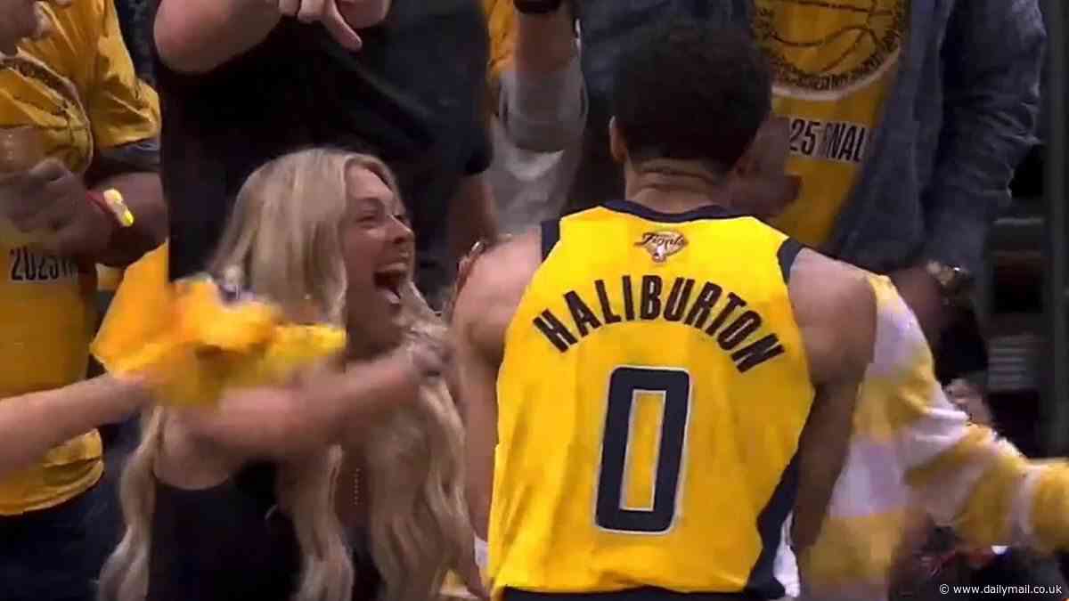 Tyrese Haliburton celebrates with stunning girlfriend and dad after NBA Finals heroics for Pacers