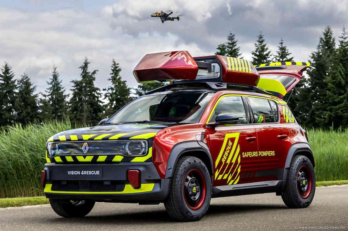 Renault zeigt Elektroauto für Feuerwehreinsätze