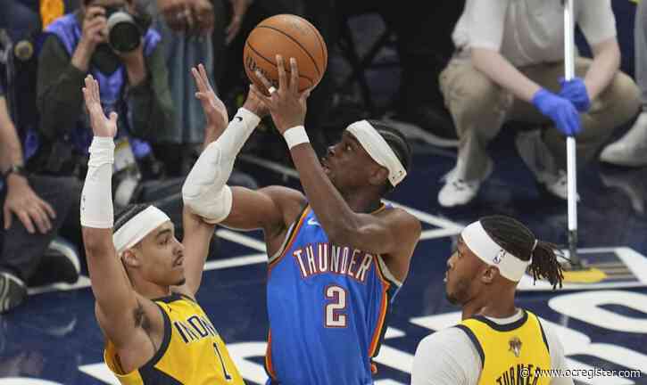 NBA Finals: SGA, Thunder surge past Pacers in Game 4 to even series