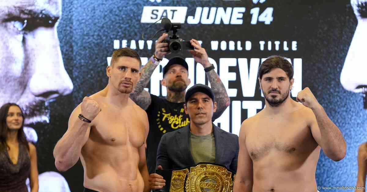 Glory 100 results: Verhoeven vs. Vakhitov