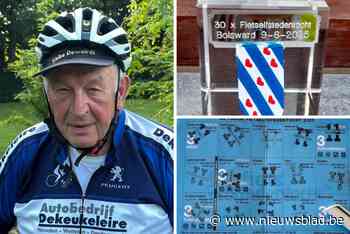 Germain (80) rijdt fietstocht van 235 km probleemloos uit: “Fietsen is het ideale middel om je niet oud te voelen”