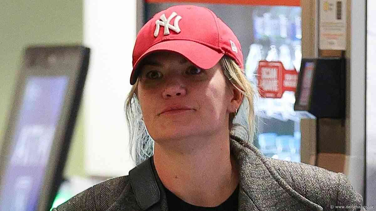 The Project's Sarah Harris says she's 'tired' amid Network Ten series shock axing...as she arrives at Sydney Airport