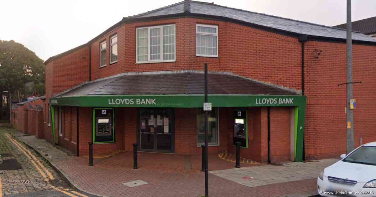 Possible plans for bank building for sale in town which has none left