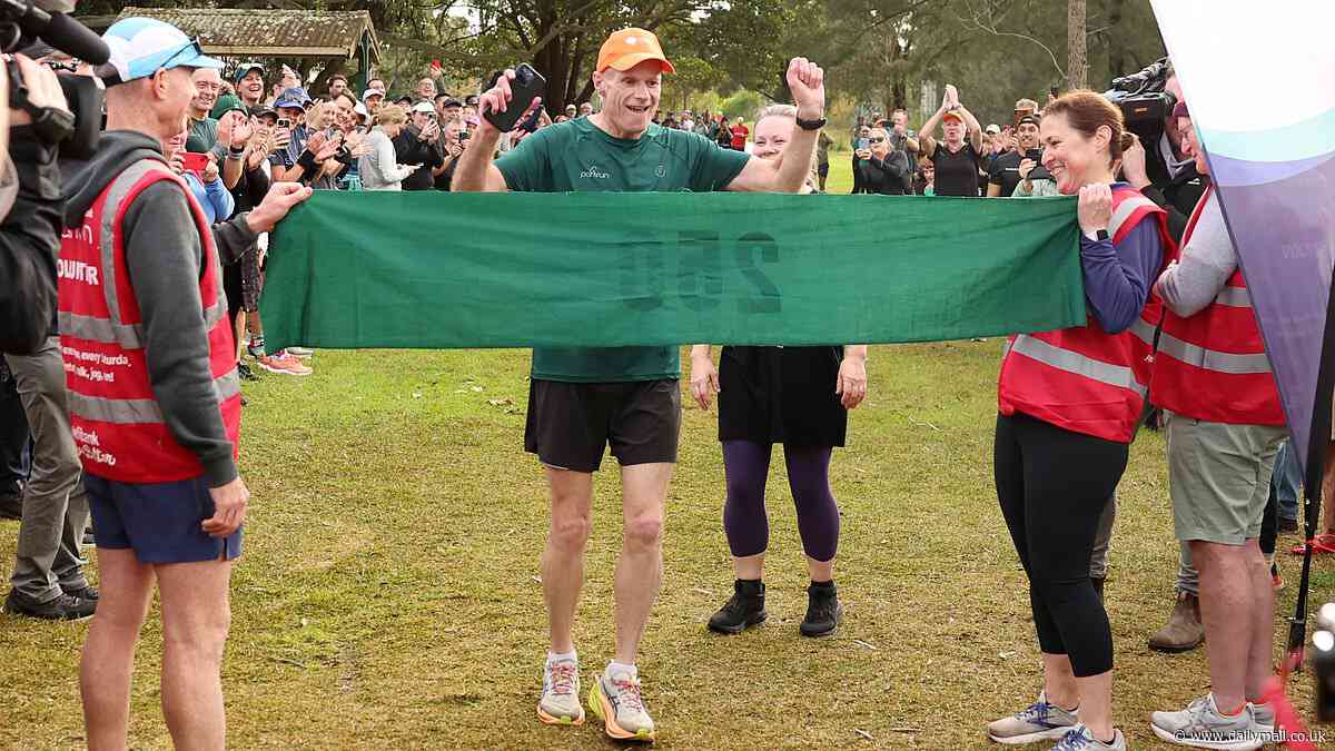 Renowned professor completes his 250th run months after being told he didn't have long to live