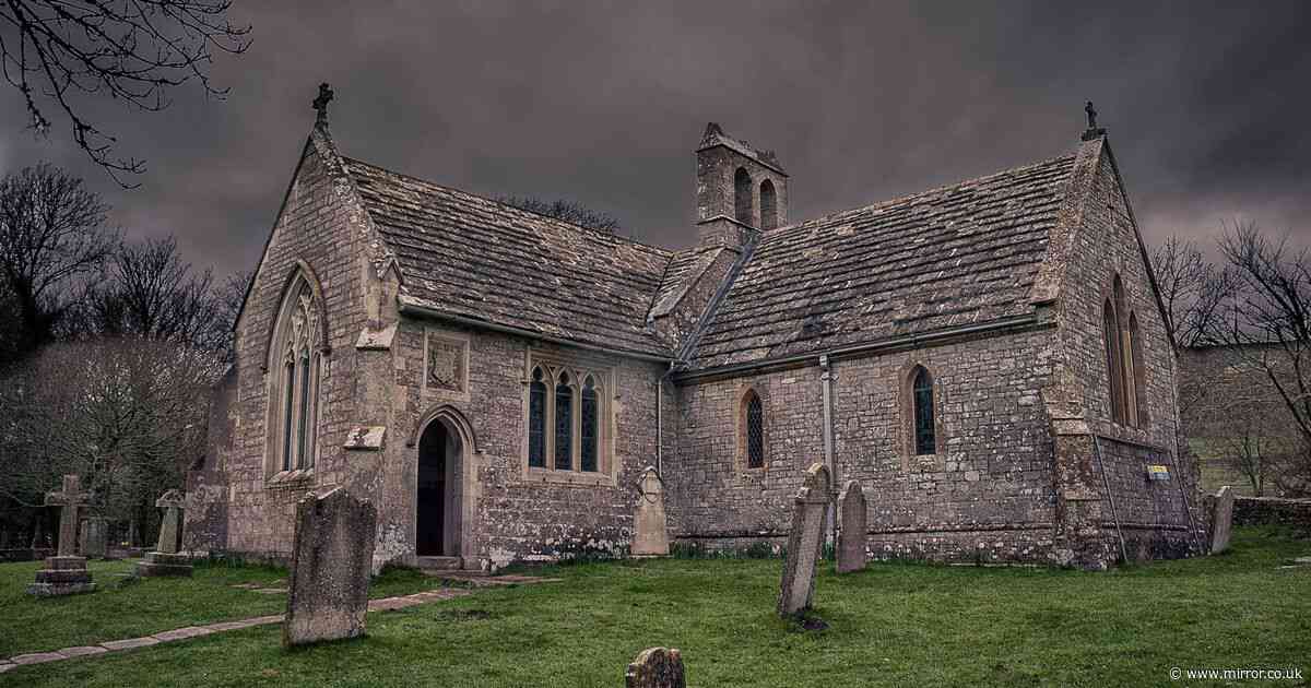 UK abandoned wartime village frozen in time where empty terrace houses sit
