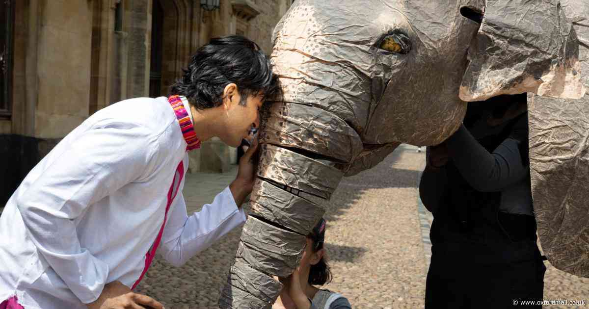 Theatre show inspired by Houdini illusion on the stage in Oxford