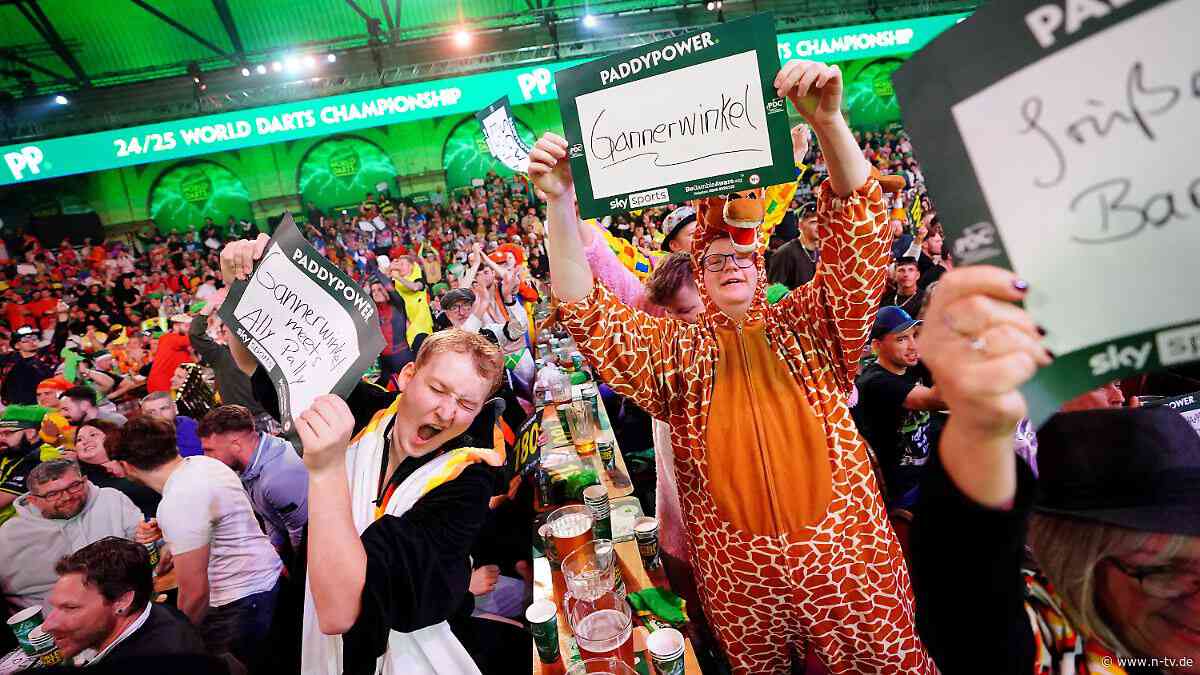 Verband lässt Fans aufatmen: XXL-Ekstase: Nächste Darts-WM wieder im Ally Pally