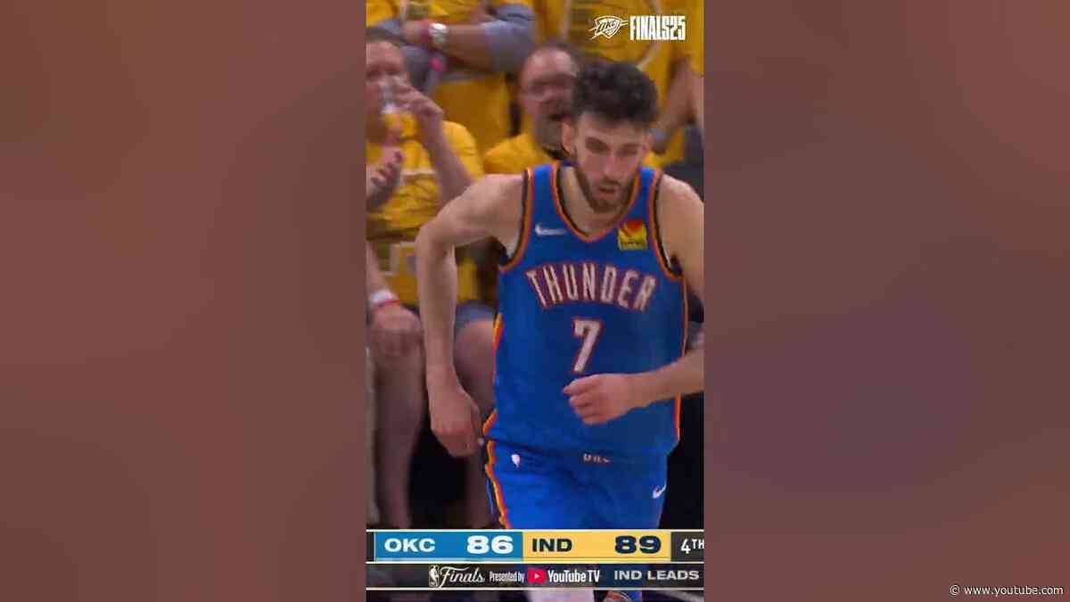 RESILIENT. THUNDER TAKES GAME 4 AND TIES UP SERIES 😤  #nbafinals #okcthunder