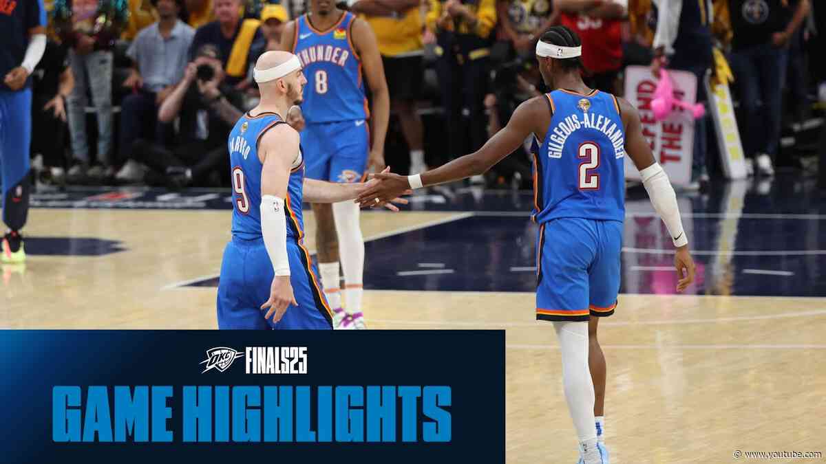 OKC Thunder at Indiana Pacers | NBA Finals Game 4 Highlights | June 13, 2025