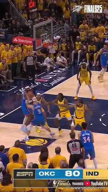 This bucket by AC 🥶 #nbafinals #okcthunder