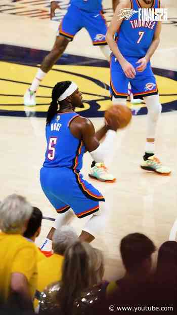Look at this Dort three off the Wiggs dime 👌 #nbafinals #okcthunder