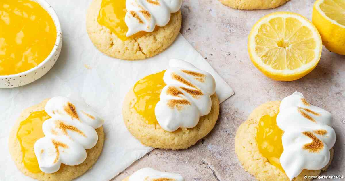 Wat Eten We Vandaag: Lemon meringue koekjes