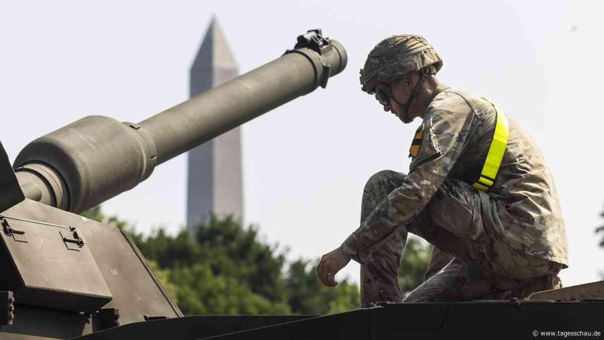 250 Jahre US-Armee: Umstrittene Militärparade am Trump-Geburtstag